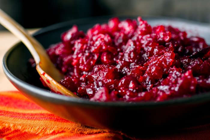 Baked cranberry sauce recipe