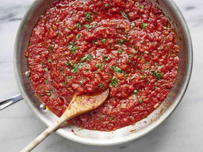 Basil marinara sauce recipe