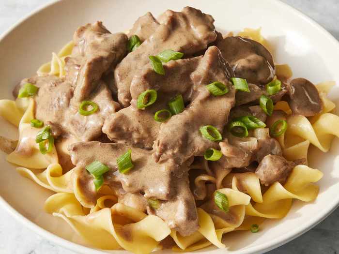 Beef stroganoff sauce recipe easy